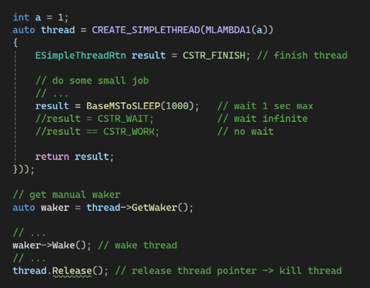 SimpleThread Example